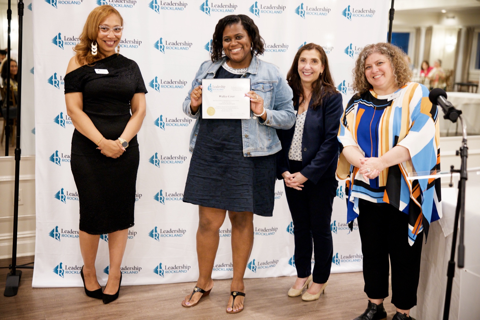Leadership Rockland graduation — certificates